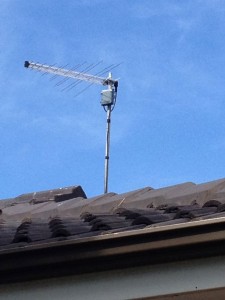 install antenna on roof